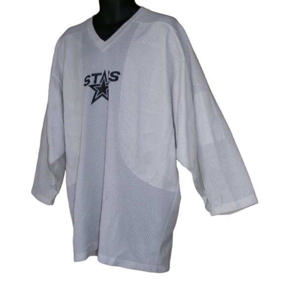 DARCY WAKALUK Practice Jersey, #35, Minnesota North Stars/Dallas, White, Goalie - Picture 4 of 6